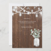 I DO Verloving Elegante Eucalyptus Green BBQ Kaart (Achterkant)