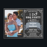 I DO Verloving Foto BBQ Party Invitation Briefkaart<br><div class="desc">I DO Verloving Photo Chalkboard BBQ Party Invitation briefkaart. Met dit mooie briefkaart vieren we een speciale gebeurtenis. Alle teksten zijn vooraf geregeld zodat u zich gemakkelijk en snel kunt personaliseren met uw eigen details.</div>