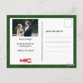 I DO Verloving Foto Seafood Party Uitnodiging (Achterkant)