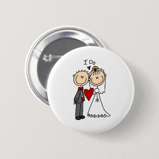 I Do Wedding Ceremony Button (Voorkant /achterkant)