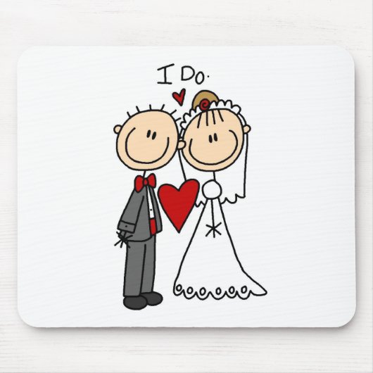 I Do Wedding Ceremony Mousepad Muismat (Voorkant)