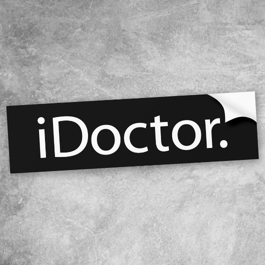 i Doctor (iDokter) Bumpersticker