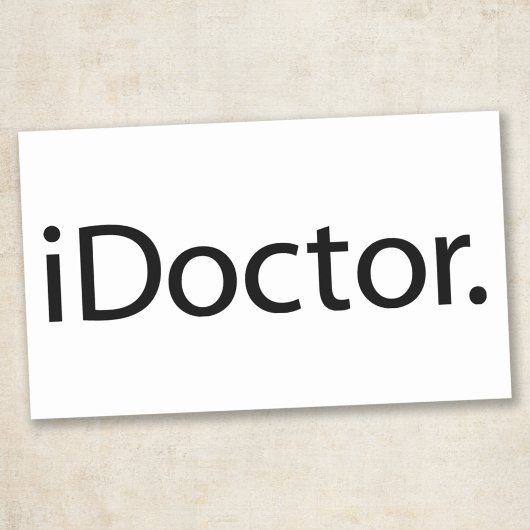 i Dokter (iDoctor) Rechthoekige Sticker