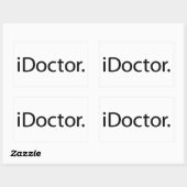 i Dokter (iDoctor) Rechthoekige Sticker (Vel)