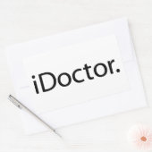i Dokter (iDoctor) Rechthoekige Sticker (Envelop)