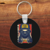 I Don’t Care - Honey Badger Gamer Design  Sleutelhanger (Voorkant)