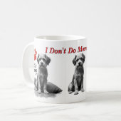 I Don’t Do Mornings – Grumpy Dog Mug Koffiemok (Voorkant links)
