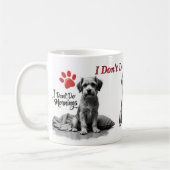 I Don’t Do Mornings – Grumpy Dog Mug Koffiemok (Links)