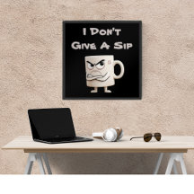 “I Don’t Give a Sip” Chagrijnige mok