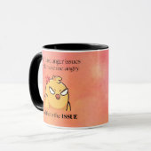I Don’t Have Anger Issues Mug | Angry Bird  Mok (Voorkant links)