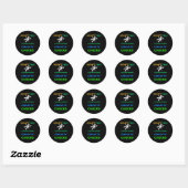 I Don&# T Trip I Do Random Gravity Check Funny C Ronde Sticker (Vel)