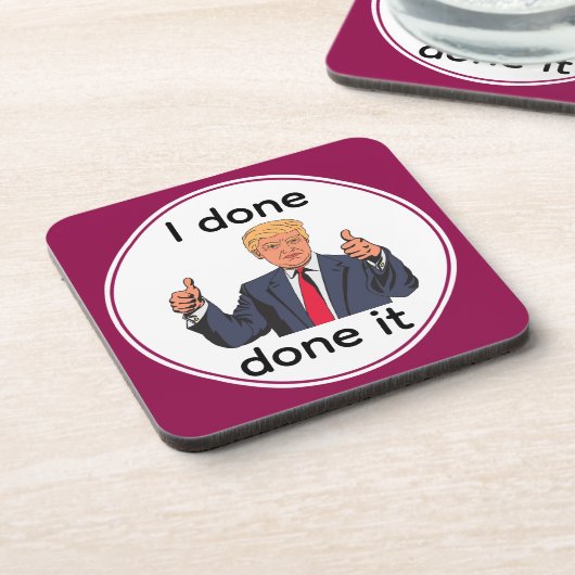 I Done Done It drankondje Bier Onderzetter (Linkerzijde)