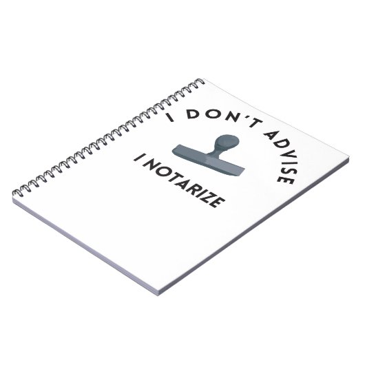 I Don't Adviseur I Notarize Notitieboek (Linkerzijde)