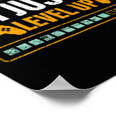 I Don't Age I Just Level Up Gaming Controller Gift Poster (Hoek)