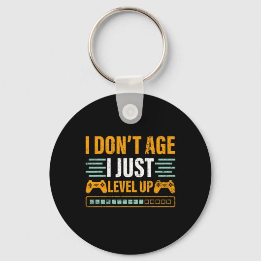 I Don't Age I Just Level Up Gaming Controller Gift Sleutelhanger (Voorkant)