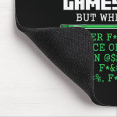 I Don't Always Die When Playing Video Games Contro Muismat (Hoek)