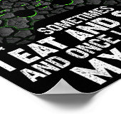 I Don't Always Play Video Games Funny Gamer Boys M Poster (Hoek)