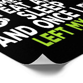 I Don't Always Play Video Games Funny Gamer Gift B Poster (Hoek)