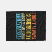 I Don't Always Roll A Joint But When I Do It's My Fleece Deken (Voorkant (Horizontaal))