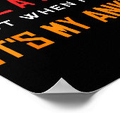 I Don't Always Roll A Joint But When I Do It's My  Poster (Hoek)