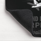 I Don't Always Stop And Look At Airplanes Novelty  Muismat (Hoek)