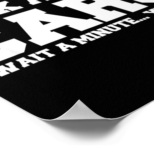 I Don't Always Talk About ... Car Detailing &amp;  Poster (Hoek)