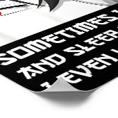 I Don't Always Watch Anime Sometimes I Eat And Sle Poster (Hoek)