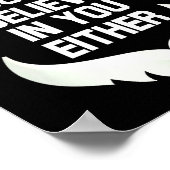 I Don't Believe In You Either Funny Santa Christma Poster (Hoek)