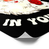 I Don't Believe In You Either, Funny Santa Claus Q Poster (Hoek)