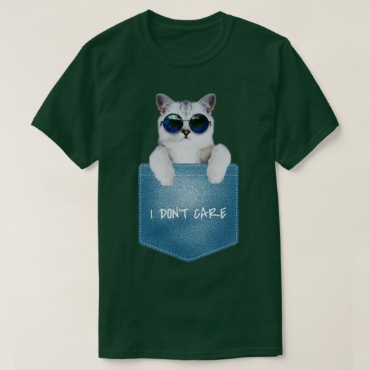 I Dont Care T-shirt (Design voorkant)