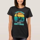 I Don't Crash I Do Random Gravity Checks Motocross T-shirt (Voorkant)