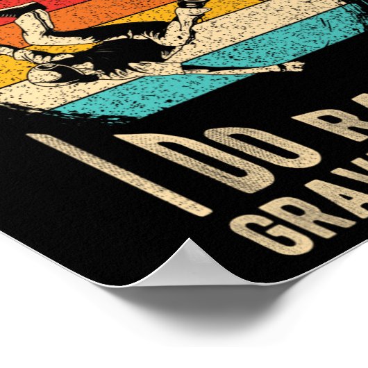 I Don't Crash I Do Random Gravity Checks Skateboar Poster (Hoek)