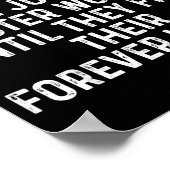 I Don't Date Anymore I Just Foster Women  Poster (Hoek)