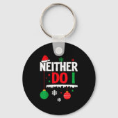 I Don't Do Matching Christmas Pajamas Funny Family Sleutelhanger (Voorkant)