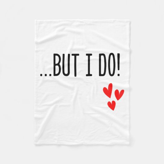 I Don't Do Matching Hearts Valentines Day Couples  Fleece Deken (Voorkant)