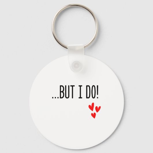 I Don't Do Matching Hearts Valentines Day Couples  Sleutelhanger (Voorkant)