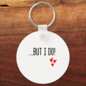 I Don't Do Matching Hearts Valentines Day Couples  Sleutelhanger (Voorkant)