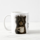 I don't do mornings funny cat caffeine koffiemok (Links)