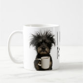I don't do mornings funny dog caffeine koffiemok (Links)