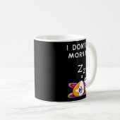 I Don't Do Mornings Funny Dog Sleeng  Koffiemok (Voorkant rechts)