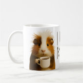 I don't do mornings funny guinea pig caffeine koffiemok (Links)