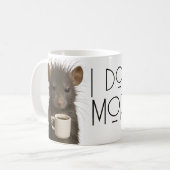 I don't do mornings funny mouse caffeine koffiemok (Voorkant links)