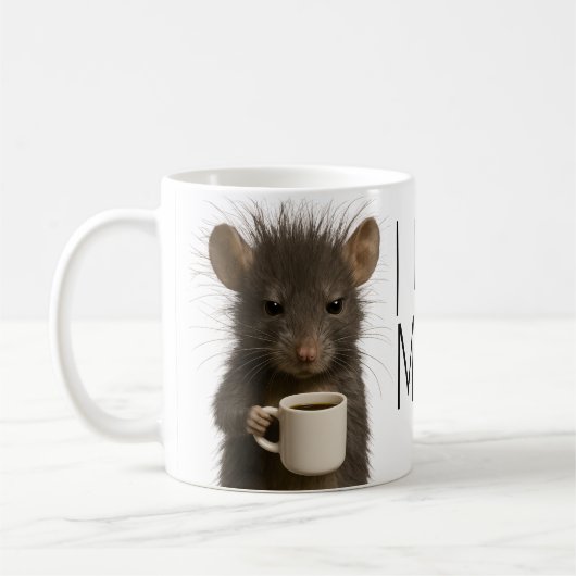 I don't do mornings funny mouse caffeine koffiemok (Links)