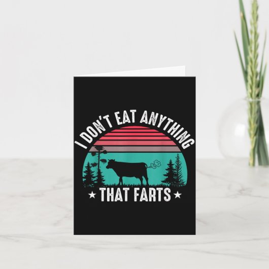 I Don't Eat Anything That Farts  Kaart (Voorkant)