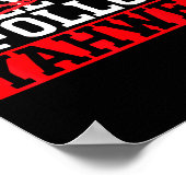 I Don't Follow Y'all Way I Follow Yahweh Christian Poster (Hoek)