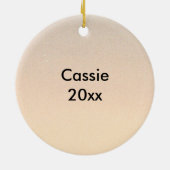 I Don't Give a Hoot Owl Custom Keramisch Ornament (Achterkant)