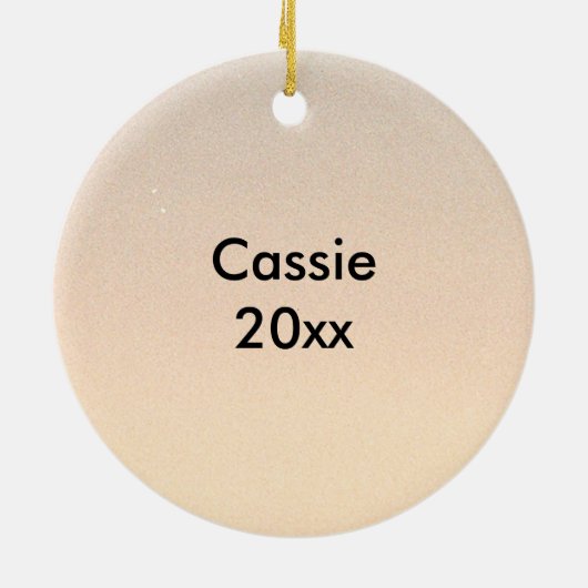 I Don't Give a Hoot Owl Custom Keramisch Ornament (Achterkant)