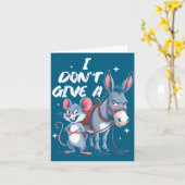 I Don't Give A Rats Mouse & Funny Kaart (Gele Bloem)