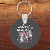I Don't Give A Rats Mouse &amp; Funny  Sleutelhanger (Voorkant)