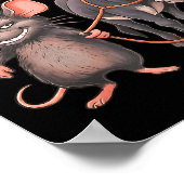 I Dont Give A Rats Mouse Donkey Funny Sarcastic An Poster (Hoek)